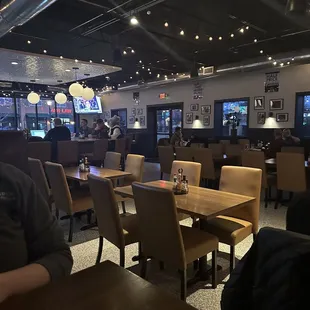 The vibes here are great! The patio area is small but also looks nice!