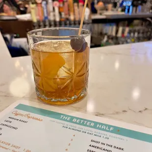 Better Half Old Fashioned (on tap)