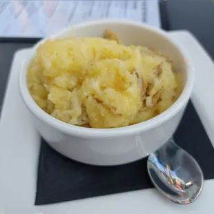 Side of the mashed potatoes