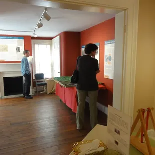 The Red Room, the largest room of the rotating exhibit