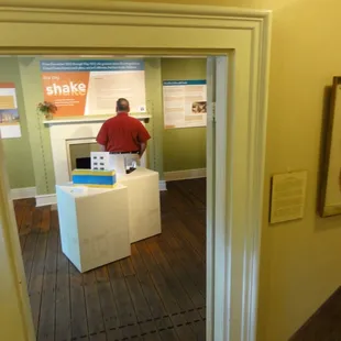 The Green Room, the first room of the rotating exhibit