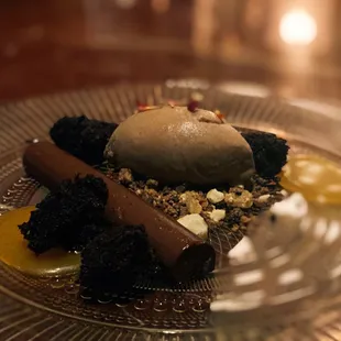 Chocolate Bar: passion fruit caramel, hazelnut, coffee