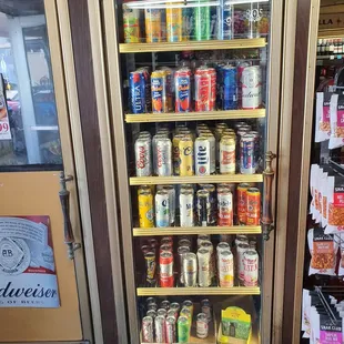 a variety of beverages