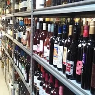 large selection of wines