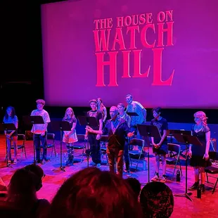 The cast.  All youngsters except for two oldsters.