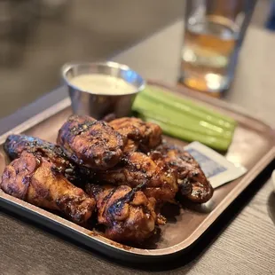 Wings in the original sauce