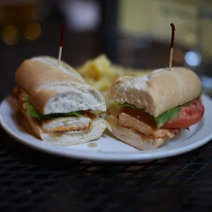 Basic chicken sandwich but presented well