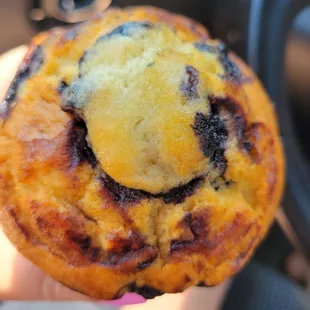 Blueberry yogurt muffin