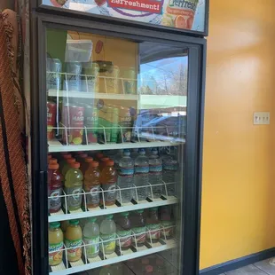 Various juices and non coffee drinks