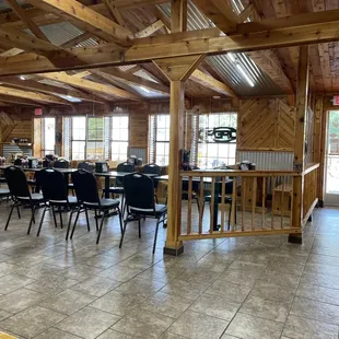 The dining room (I'm the last before closing on a Sunday)