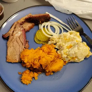 Beef Brisket Sweet Potato Casserole and Baked Potato Casserole.