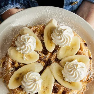 waffles, food