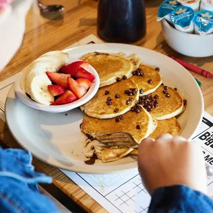 pancakes, food