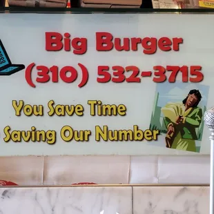 call ahead to save some time.