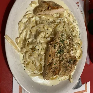 Shrimp Pasta Alfredo with Fettuccini