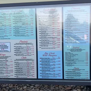Menu board - 7/11/24
