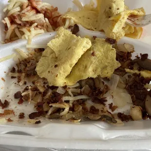 No cheese in my omelette