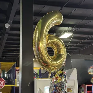 Sixth birthday party for middle grandson.