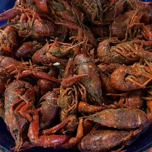 Spicy boiled crawfish