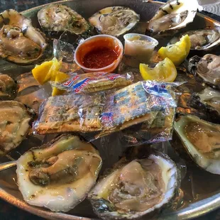 Oyster on the half shell