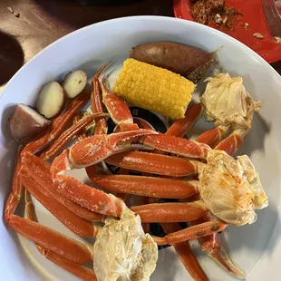 Crab legs platter