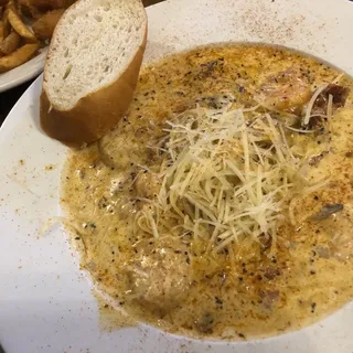 Spicy Chicken or Shrimp Pasta