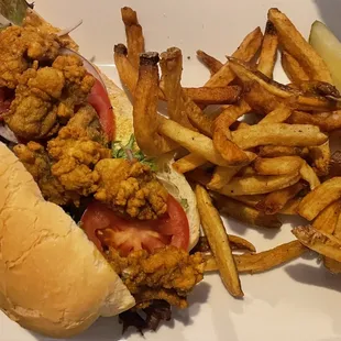 Oyster Po Boy French Fries