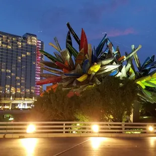 The Big Edge at City Center at sundown.