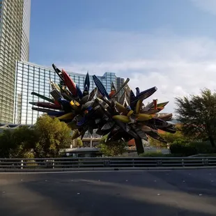 The Big Edge at City Center is one of the many public art displays on the Las Vegas Strip.