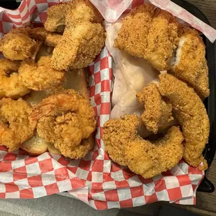Fish and shrimp