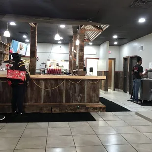 Bar area