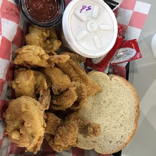 Catfish and shrimp combo - incredible!