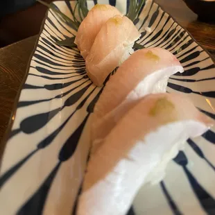 Yellow tail and Albacore Sashimi
