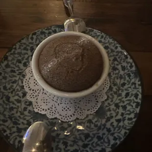 a cup of hot chocolate