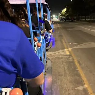 Train took us to the train station