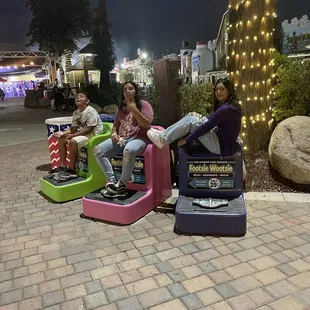 When you're tired of walking you need a foot massage