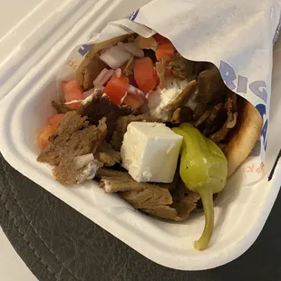 Pork Souvlaki Pita