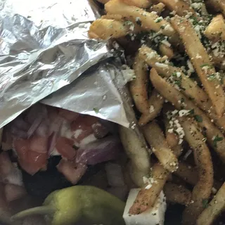 Big Greek Bifteki Pita