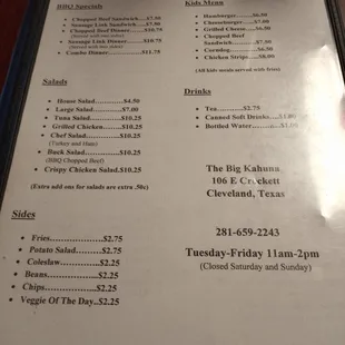 Menu pg2