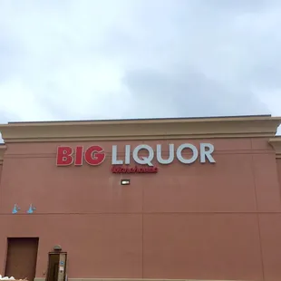 the front of the building