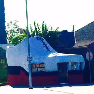 Even with my poor eye sight, you can't miss this store!