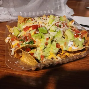 Nachos asada
