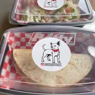 The to-go containers are nice