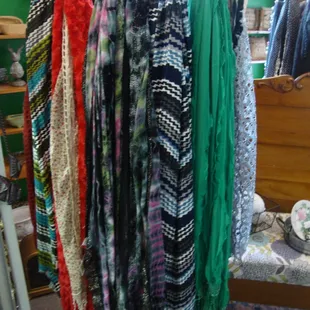 Vintage clothing and accessories.