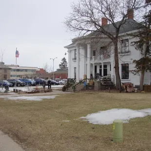 Exterior of the house, view looking northeast.