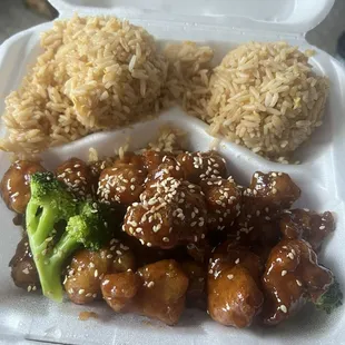 Sesame chicken
