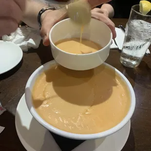Sunday Lobster Bisque, yummy