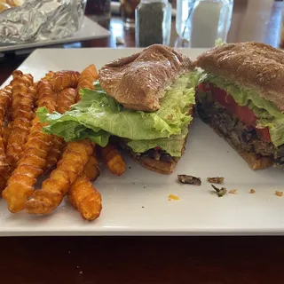 The "Trailrunner" Black Bean Burger