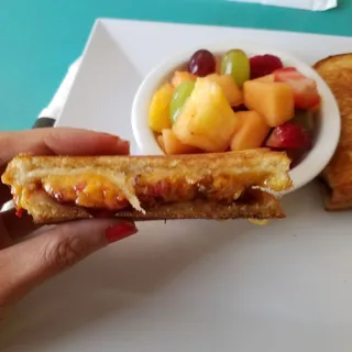 3 Cheese Grilled Cheese Sandwich