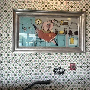 Good wall art , even better wallpaper